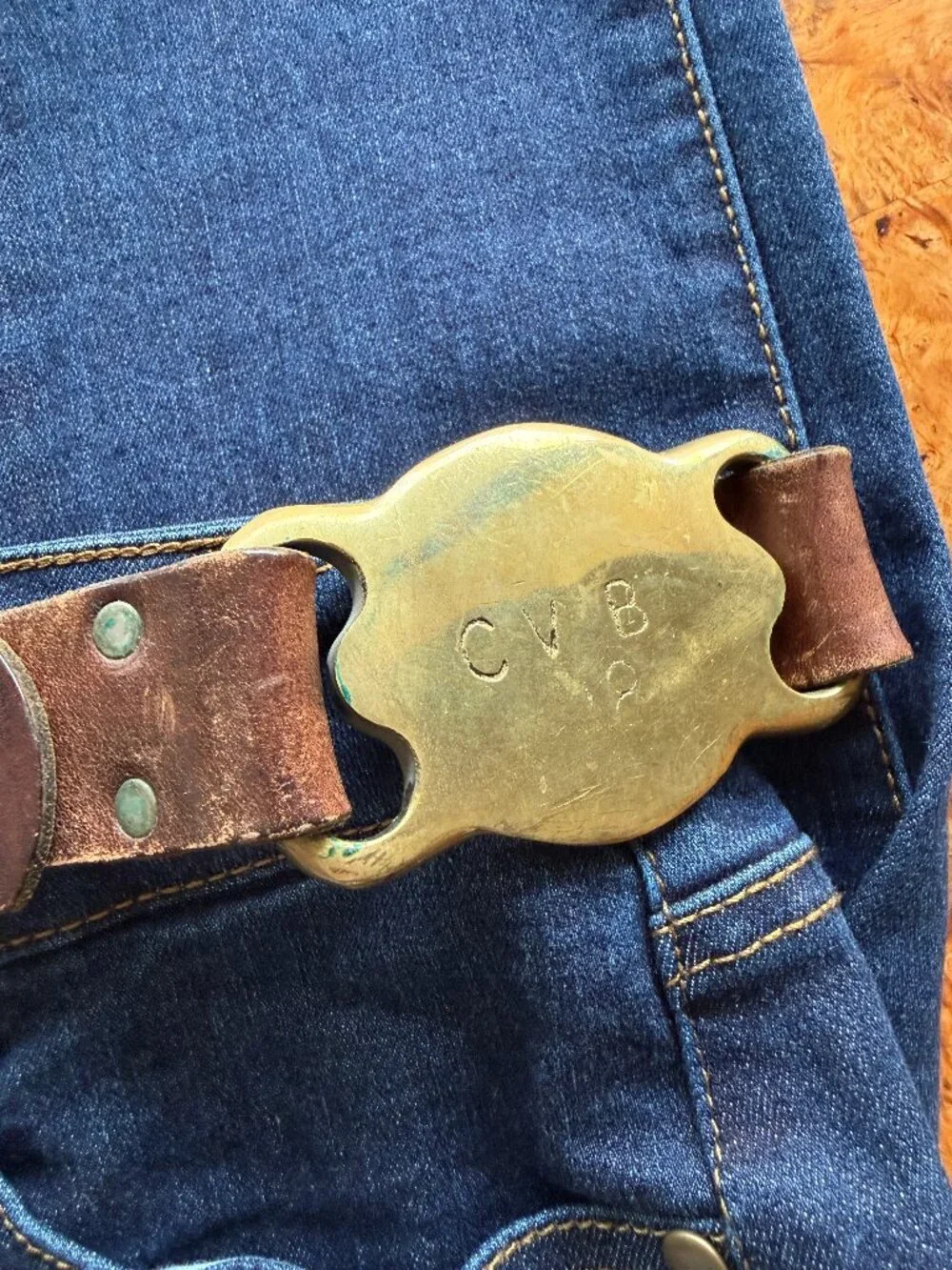 French 70s Boho Equestrian Belt